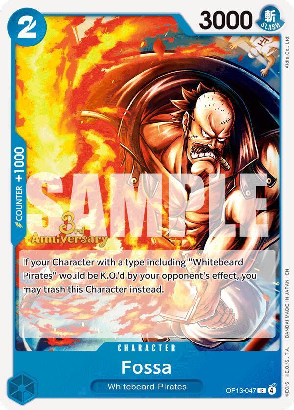 Fossa OP13-047 – 3rd Anniversary Tournament Cards | One Piece TCG
