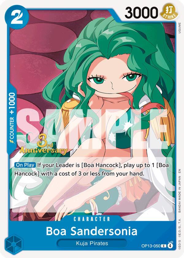 Boa Sandersonia OP13-050 – 3rd Anniversary Tournament Cards | One Piece TCG