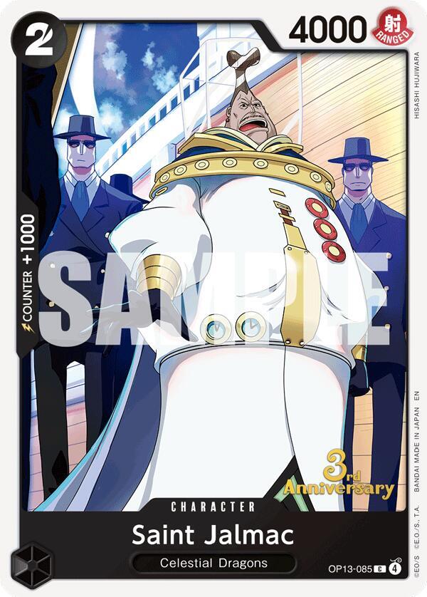 Saint Jalmac OP13-085 – 3rd Anniversary Tournament Cards | One Piece TCG