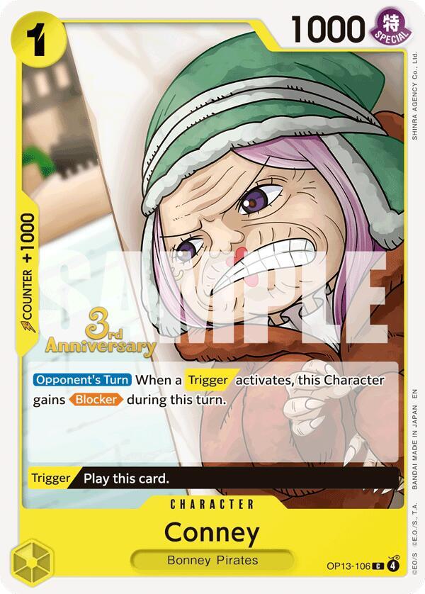 Conney OP13-106 – 3rd Anniversary Tournament Cards | One Piece TCG
