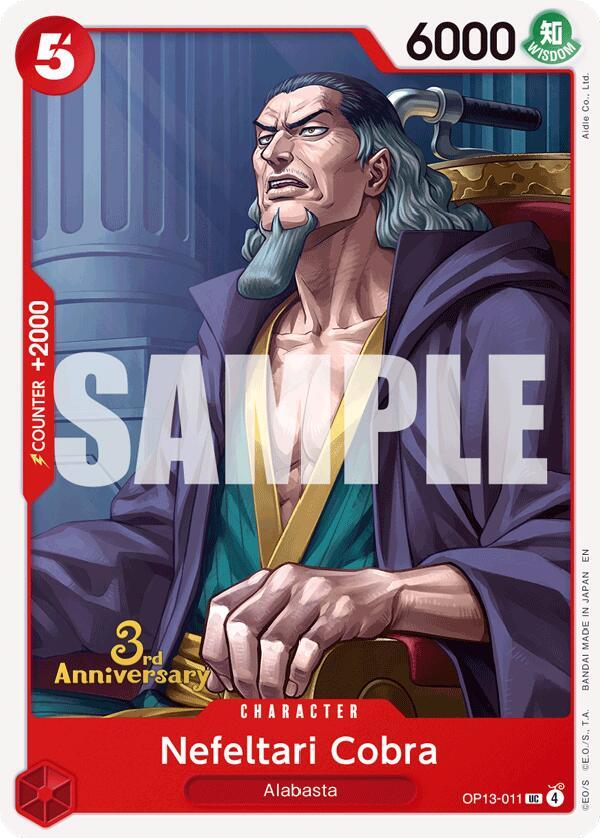Nefeltari Cobra OP13-011 – 3rd Anniversary Tournament Cards | One Piece TCG