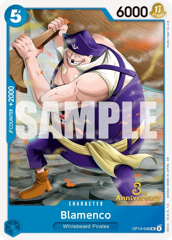 Blamenco OP13-048 – 3rd Anniversary Tournament Cards | One Piece TCG