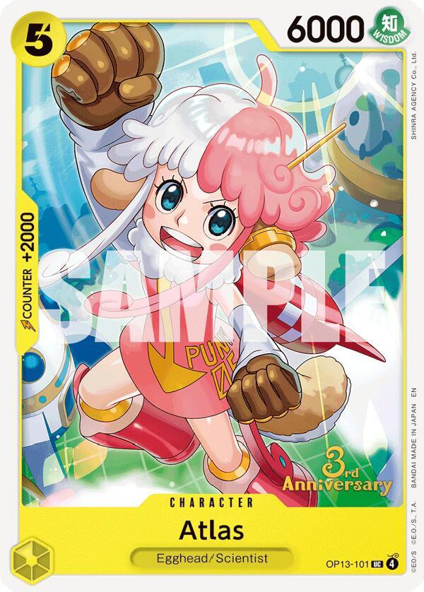 Atlas OP13-101 – 3rd Anniversary Tournament Cards | One Piece TCG