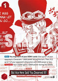 But Ace Here Said You Deserved It!! 3rd Anniversary Treasure Campaign Pack OP13-019 | One Piece TCG
