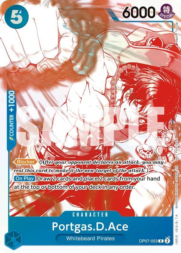 Portgas.D.Ace 3rd Anniversary Treasure Campaign Pack OP07-053 | One Piece TCG