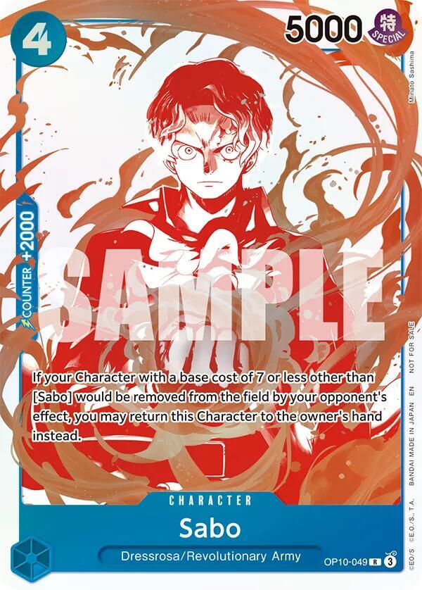 Sabo 3rd Anniversary Treasure Campaign Pack OP10-049 | One Piece TCG