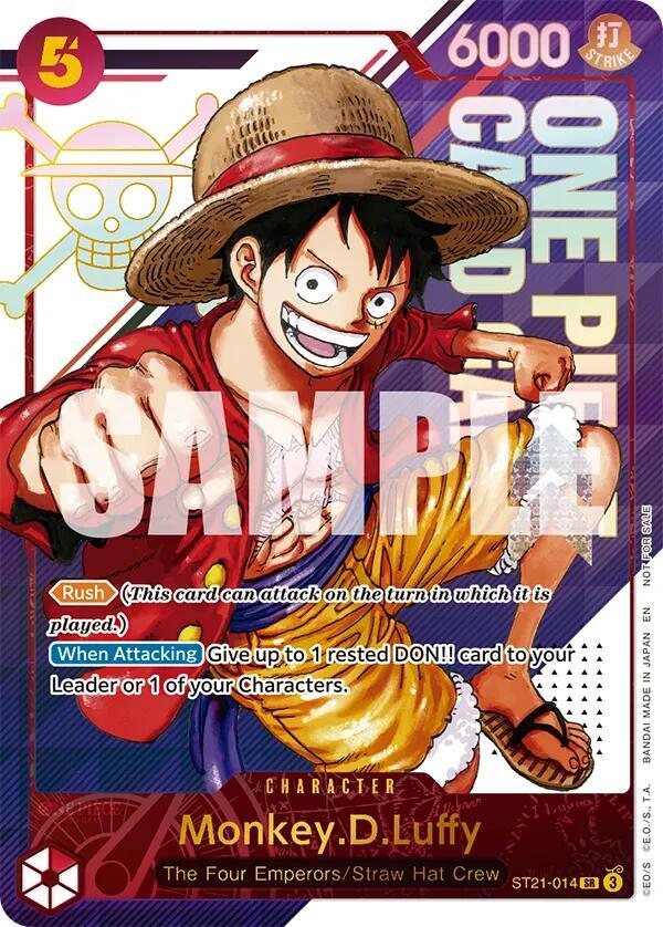 Monkey.D.Luffy 3rd Anniversary Treasure Campaign Pack ST21-014 | One Piece TCG