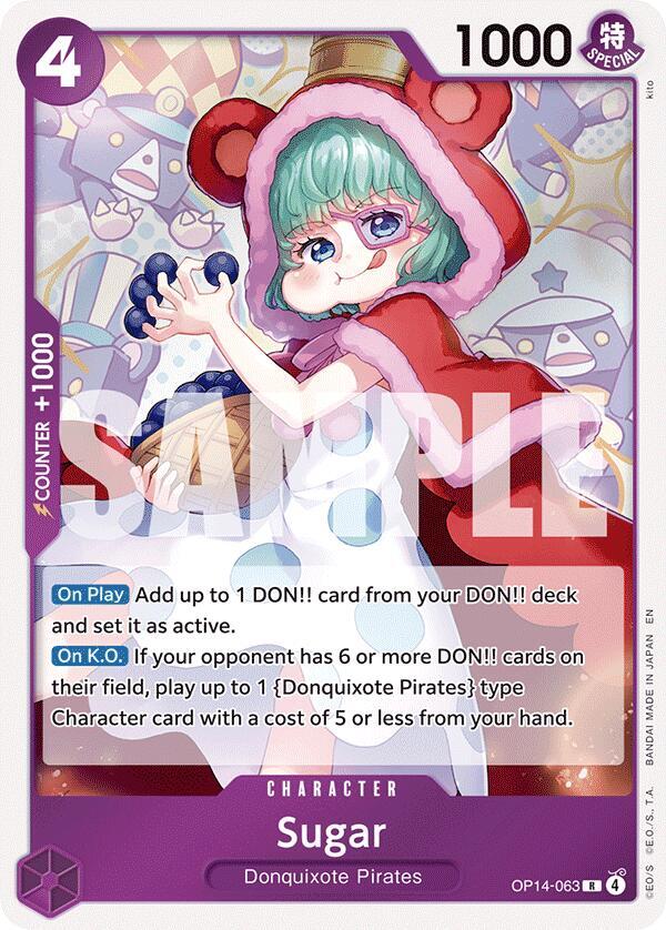 Sugar OP14-063 – The Azure Sea's Seven | One Piece TCG