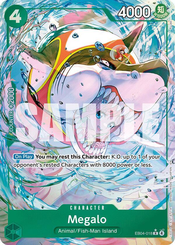 Megalo Alternate Art EB04-018 – The Azure Sea's Seven | One Piece TCG