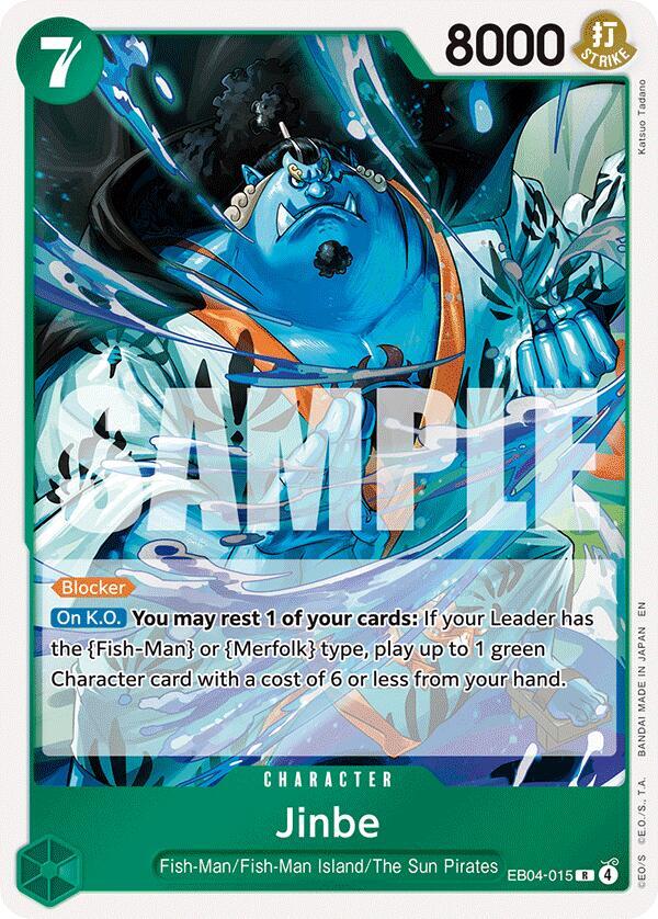 Jinbe EB04-015 – The Azure Sea's Seven | One Piece TCG
