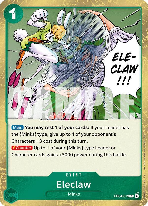 Eleclaw EB04-019 – The Azure Sea's Seven | One Piece TCG