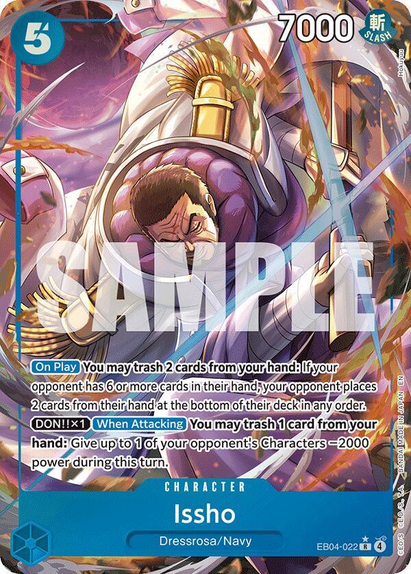 Issho Alternate Art EB04-022 – The Azure Sea's Seven | One Piece TCG