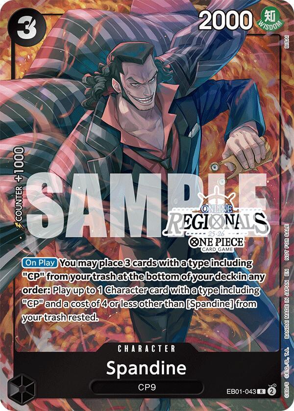 Spandine Online Regional Participation Pack 2025 Vol.1 EB01-043 | One Piece TCG