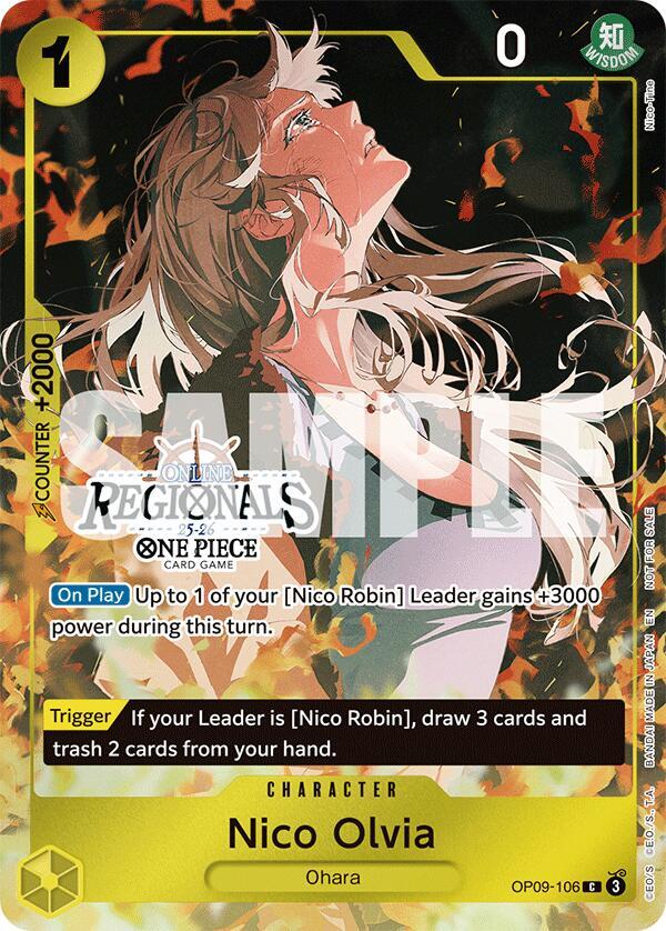 Nico Olvia Online Regional Participation Pack 2025 Vol.1 OP09-106 | One Piece TCG
