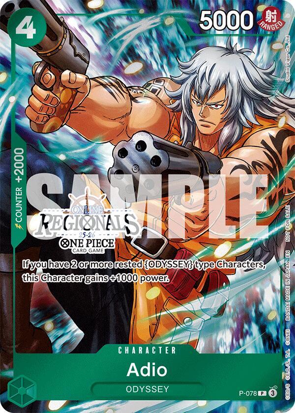 Adio Online Regional Participation Pack 2025 Vol.1 P-078 | One Piece TCG