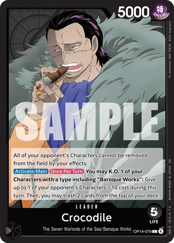 Crocodile OP14-079 – The Azure Sea's Seven | One Piece TCG