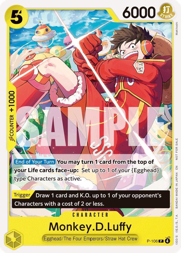Monkey.D.Luffy Store Tournament 2025 Vol. 4 P-106 | One Piece TCG