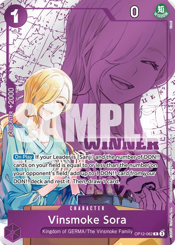 Vinsmoke Sora Winner Pack 2026 Vol. 1 OP12-062 | One Piece TCG