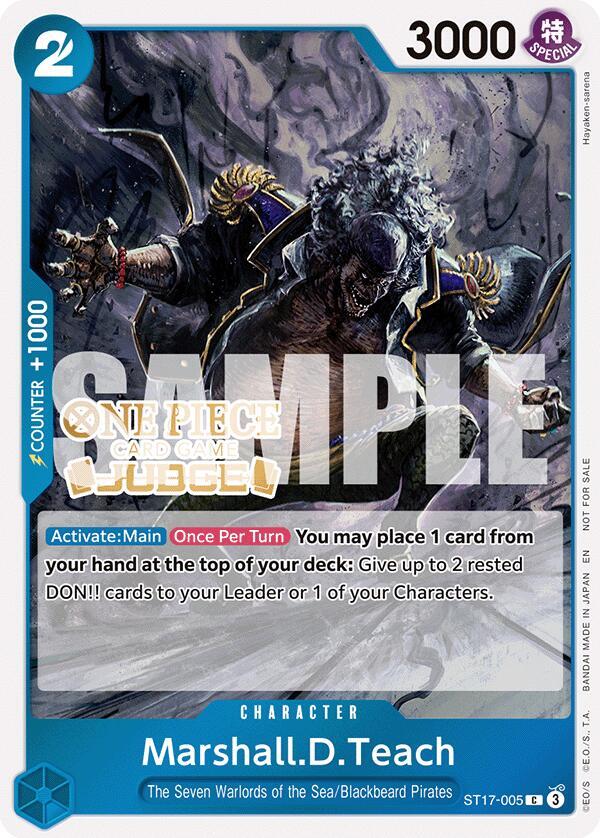 Marshall.D.Teach Judge Pack Vol. 7 March ST17-005 | One Piece TCG
