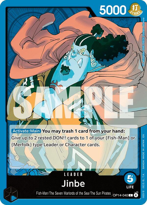 Jinbe OP14-040 – The Azure Sea's Seven | One Piece TCG