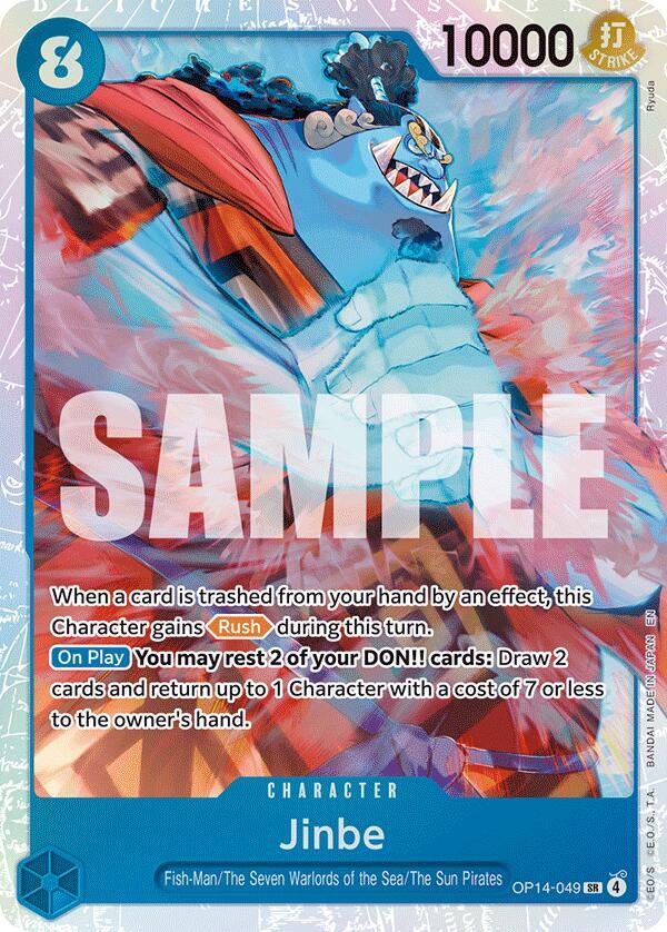 Jinbe OP14-049 – The Azure Sea's Seven | One Piece TCG