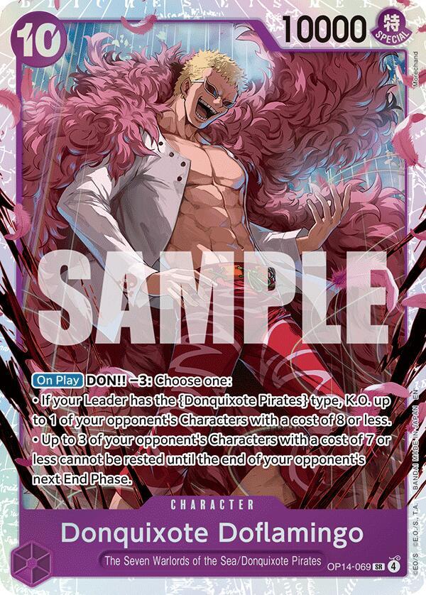 Donquixote Doflamingo OP14-069 – The Azure Sea's Seven | One Piece TCG