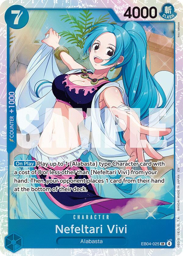 Nefeltari Vivi EB04-025 – The Azure Sea's Seven | One Piece TCG
