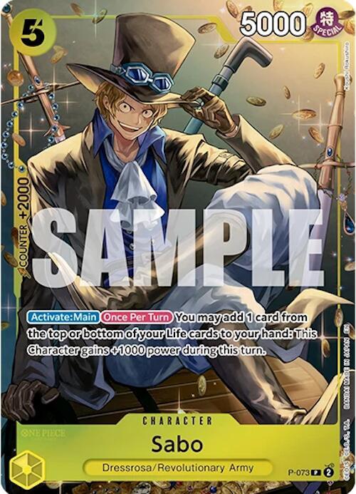 Sabo Tin Pack Set Vol. 2 P-073 | One Piece TCG