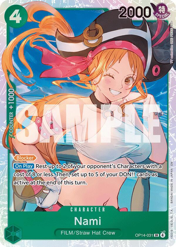Nami OP14-031 – The Azure Sea's Seven | One Piece TCG