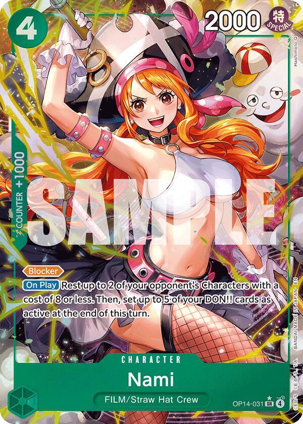 Nami Alternate Art OP14-031 – The Azure Sea's Seven | One Piece TCG
