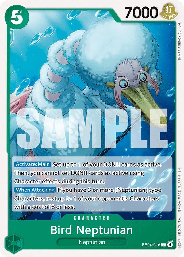 Bird Neptunian EB04-016 – The Azure Sea's Seven | One Piece TCG