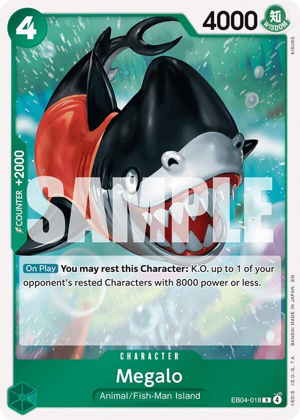 Megalo EB04-018 – The Azure Sea's Seven | One Piece TCG