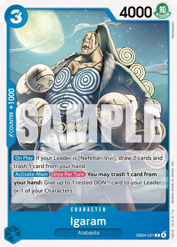 Igaram EB04-021 – The Azure Sea's Seven | One Piece TCG