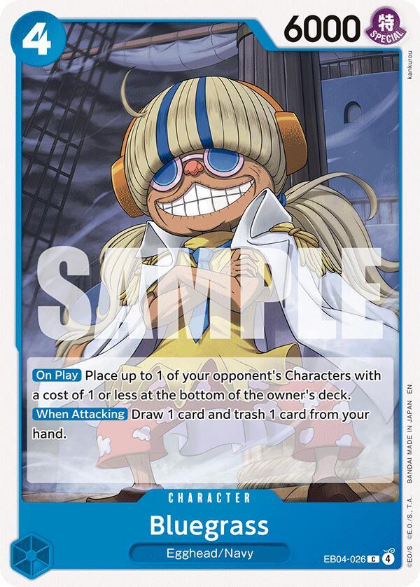 Bluegrass EB04-026 – The Azure Sea's Seven | One Piece TCG