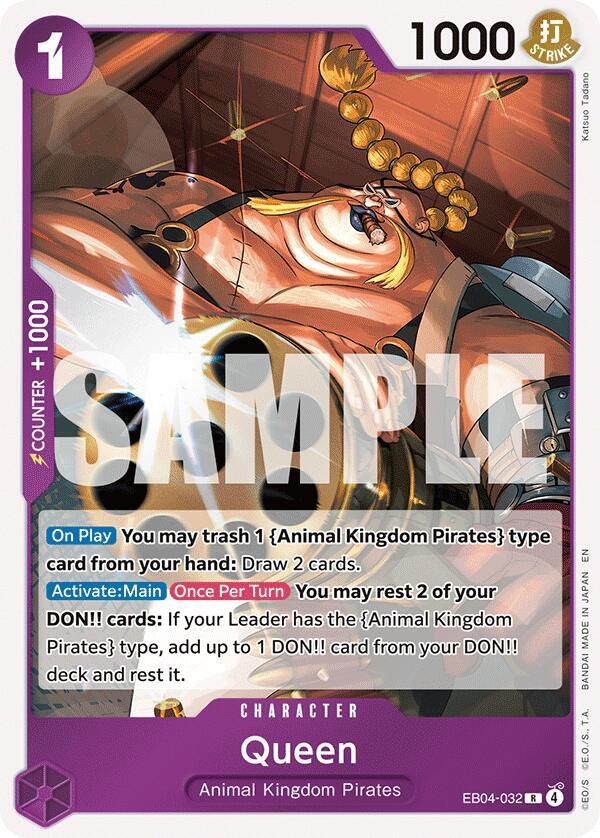 Queen EB04-032 – The Azure Sea's Seven | One Piece TCG
