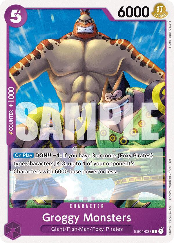 Groggy Monsters EB04-033 – The Azure Sea's Seven | One Piece TCG