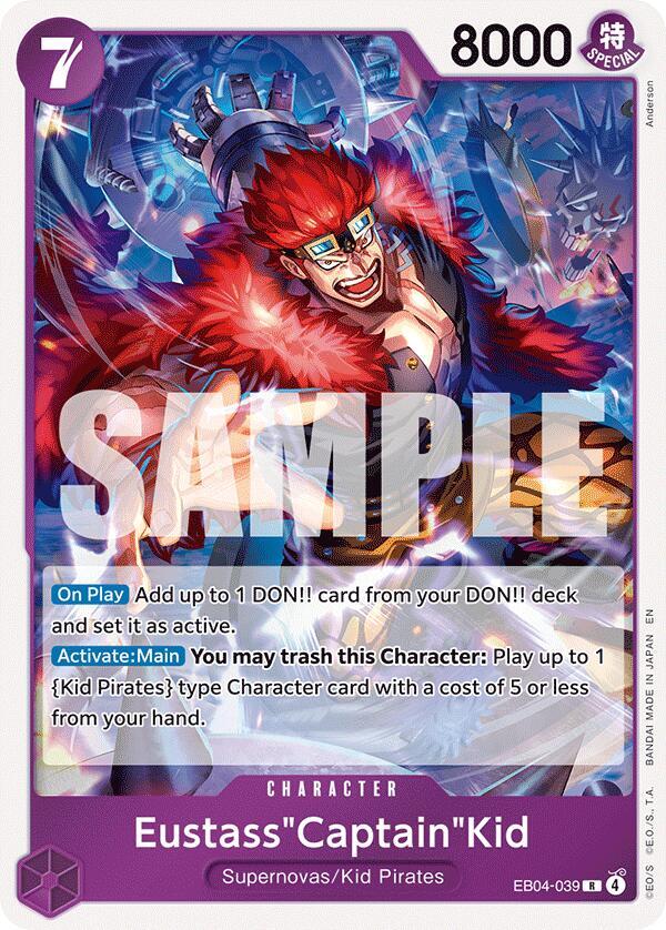 Eustass"Captain"Kid EB04-039 – The Azure Sea's Seven | One Piece TCG