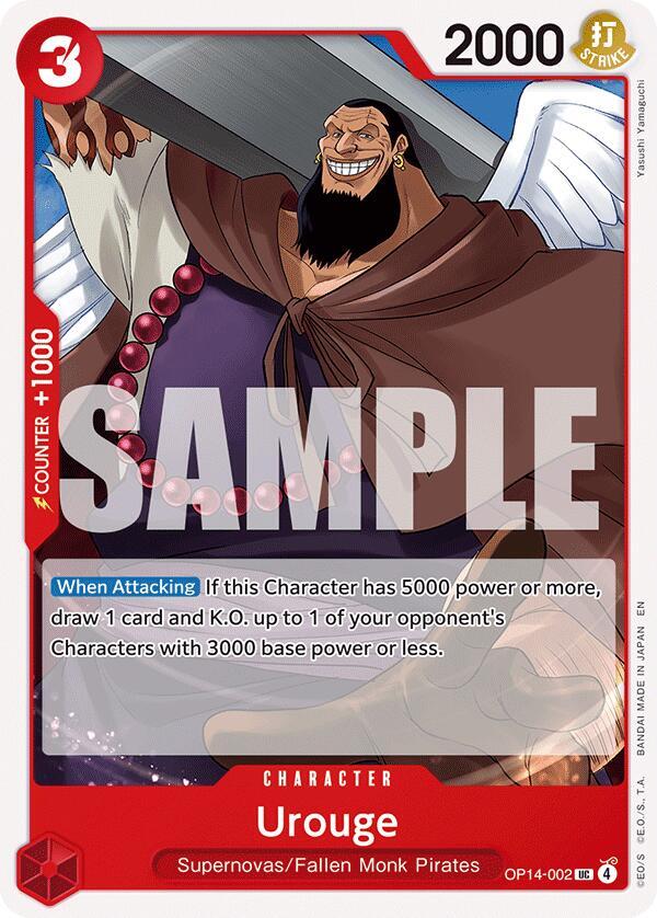 Urouge OP14-002 – The Azure Sea's Seven | One Piece TCG