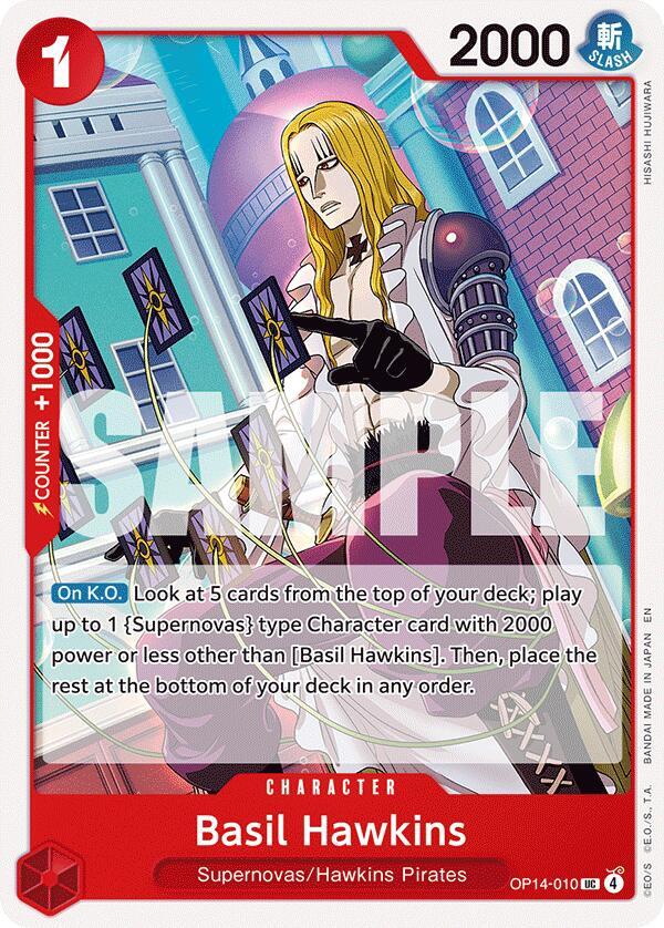 Basil Hawkins OP14-010 – The Azure Sea's Seven | One Piece TCG