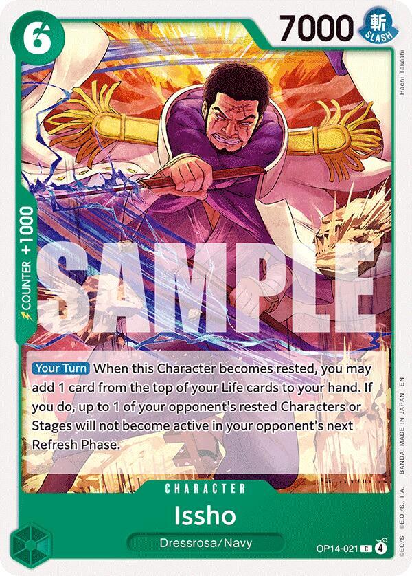 Issho OP14-021 – The Azure Sea's Seven | One Piece TCG