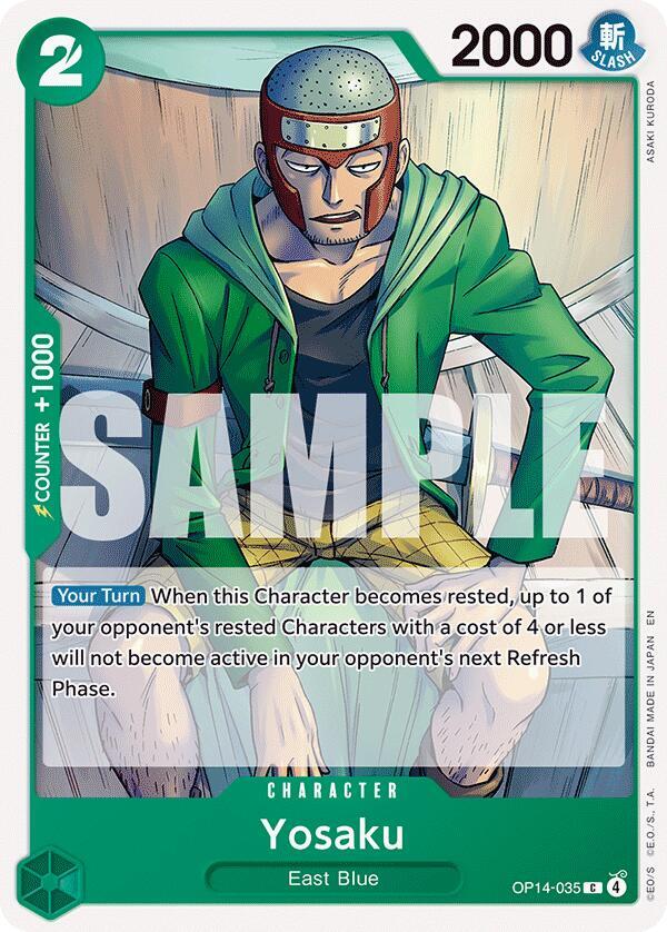 Yosaku OP14-035 – The Azure Sea's Seven | One Piece TCG