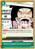 Strive to Surpass me, Roronoa Zoro!!! OP14-036 – The Azure Sea's Seven | One Piece TCG