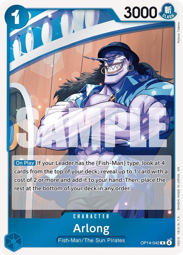 Arlong OP14-042 – The Azure Sea's Seven | One Piece TCG