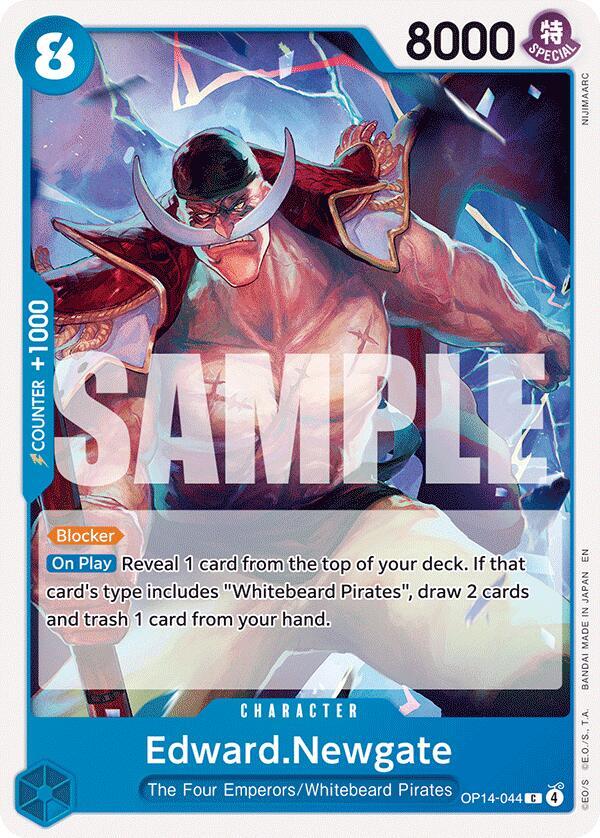 Edward.Newgate OP14-044 – The Azure Sea's Seven | One Piece TCG