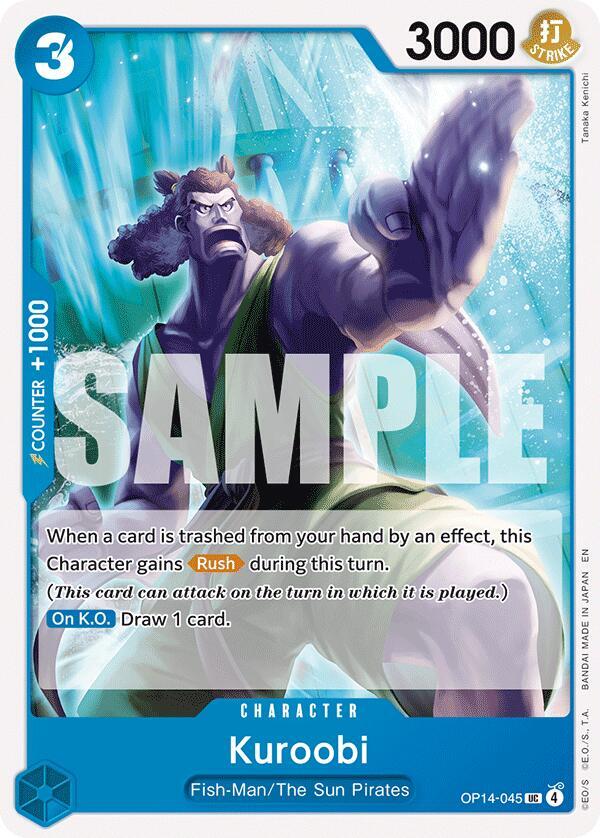 Kuroobi OP14-045 – The Azure Sea's Seven | One Piece TCG