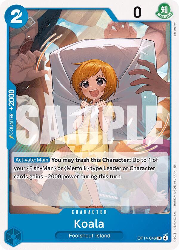 Koala OP14-046 – The Azure Sea's Seven | One Piece TCG