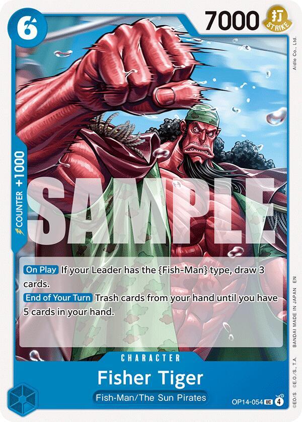 Fisher Tiger OP14-054 – The Azure Sea's Seven | One Piece TCG