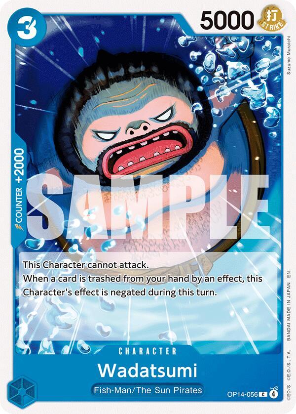 Wadatsumi OP14-056 – The Azure Sea's Seven | One Piece TCG