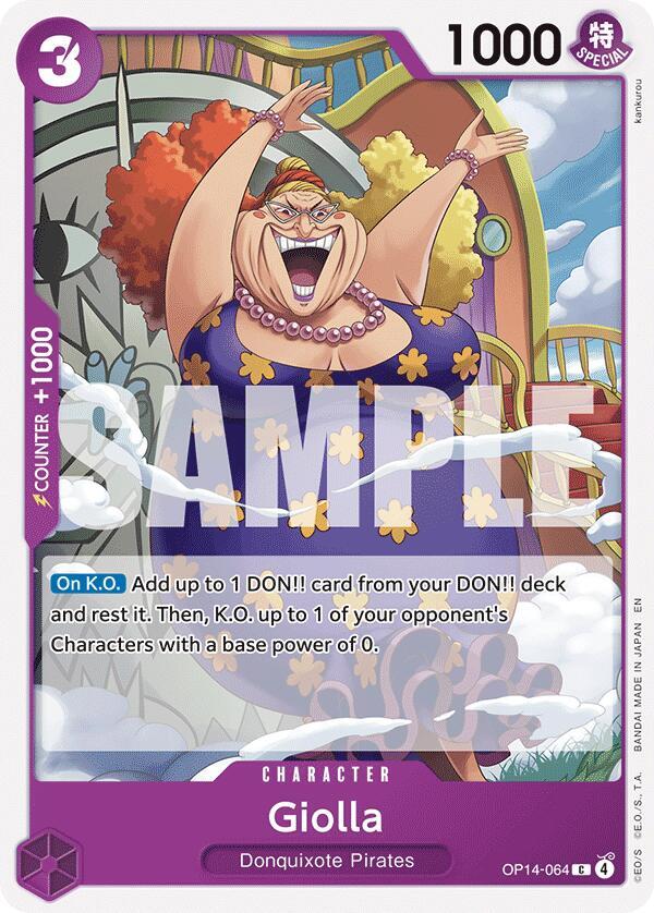 Giolla OP14-064 – The Azure Sea's Seven | One Piece TCG