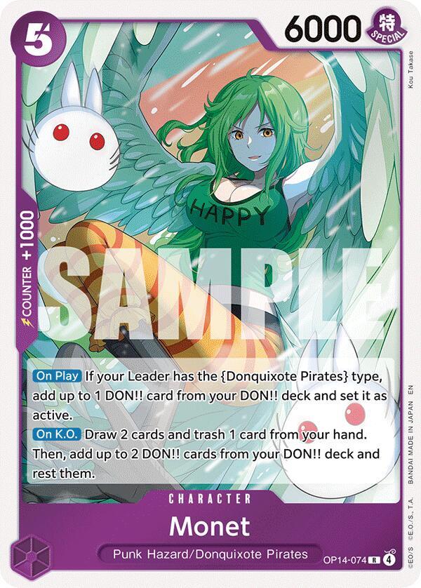 Monet OP14-074 – The Azure Sea's Seven | One Piece TCG